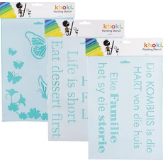 Painting Stencil - 3 Designs